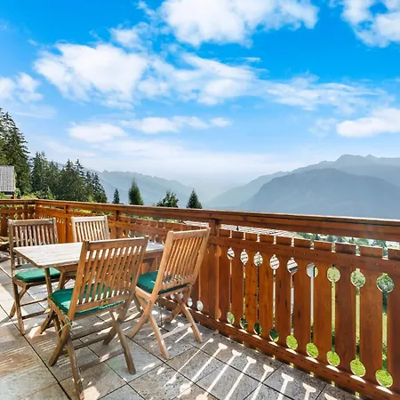 3br - Mountain View, Balcony And Parking * Crans-Montana