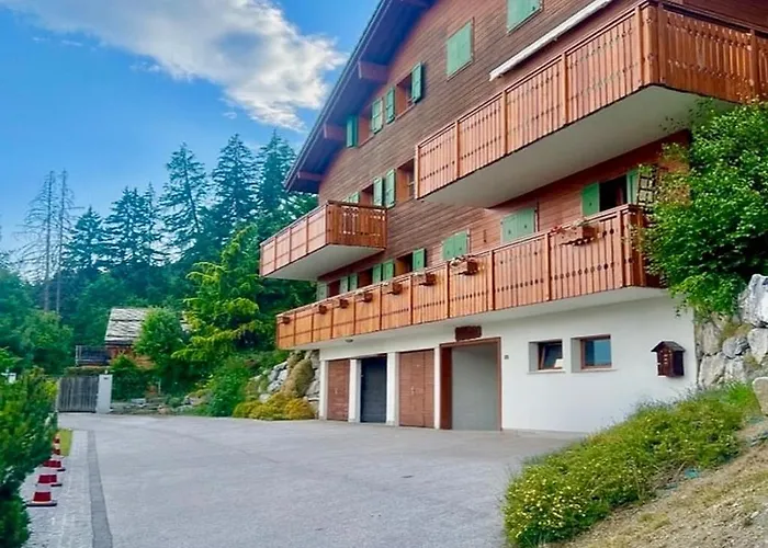 3br - Mountain View, Balcony And Parking * Crans-Montana