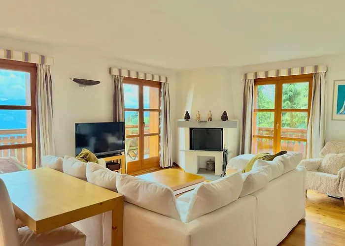 Lejlighed 3br - Mountain View, Balcony And Parking Crans-Montana